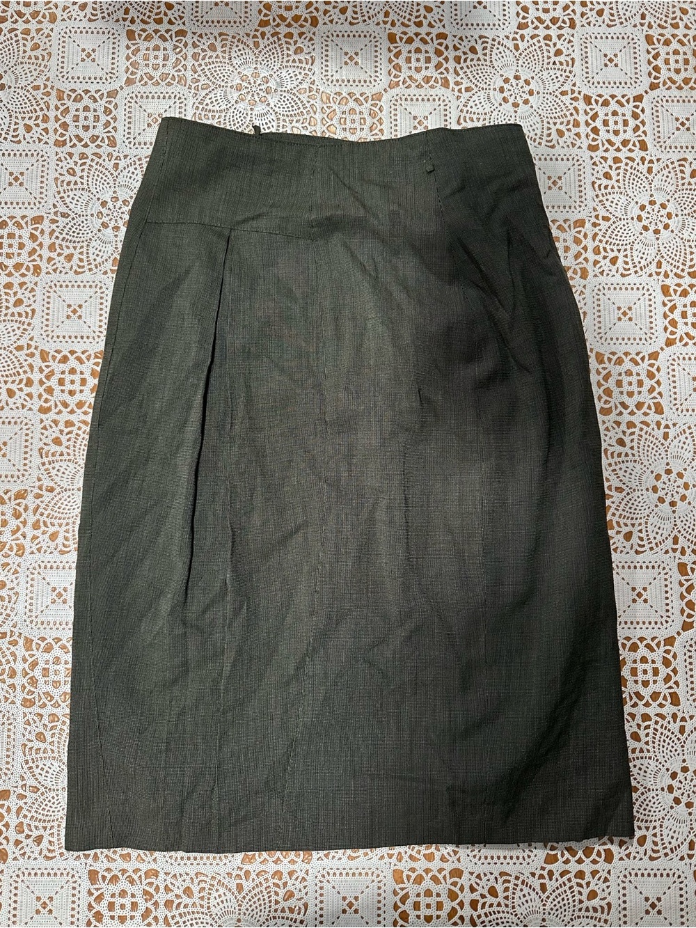 Vintage CM Creation Mademoiselle Wool Blend Pencil Skirt EU 34 US 2